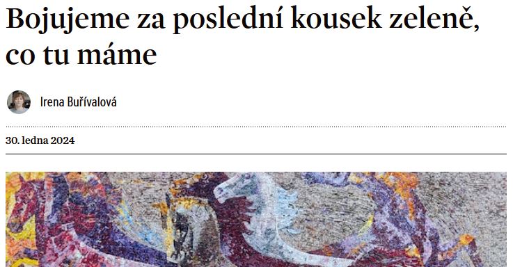 článek v Reportéru